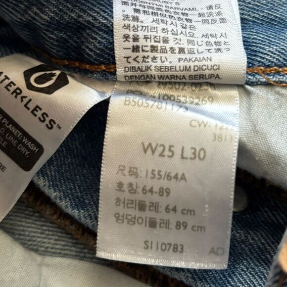 Levi’s 501 Jeans Button Fly Womens Size 25 - Picture 9 of 10